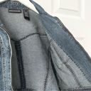 DKNY  Jeans Vintage Y2K Full Zip Utility Pocket Style Peplum Denim Jacket Small Photo 4