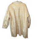 Denim & Co NWT  Yellow & Cream Sherpa Lined Coat Photo 3