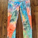 ABS Allen Schwartz NWOT Women’s ABS Neon Leggings Sheer Side&Back Photo 0