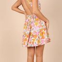 Petal and Pup  Raffael High Neck Open Back Mini Dress Medium Photo 3