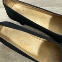 Salvatore Ferragamo  Black Block Heels Square Toe size 8 Photo 6