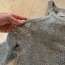 ASTR  The Label Knit Sweater Sz Small Gray/White Photo 2