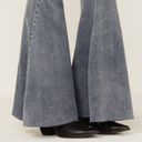 We The Free Free People  Blue Float On Flare Bell Bottom Stretch Jeans 25 Photo 3