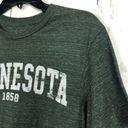 Blue 84  Womens Size S Minnesota 1858 T Shirt Heather Green Short Sleeve Photo 1