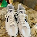 Vans  sk8-hi platform white/navy sz 9 NwOT Photo 6