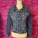 Vintage Y2K western bling Jen‎ jacket size medium Blue Photo 0