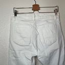 Loft Outlet Womens White Mid Rise Stretch Skinny Ankle Jeans Size 6 Photo 7