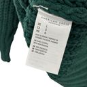 American Eagle  Women’s Forest Green Slouchy Oversized Chenille Sweater Photo 12