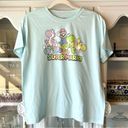 Nintendo 🎉3/$25 🎉Women's Shirt Top Light Blue Super Mario Brothers T-shirt Size XL Photo 2