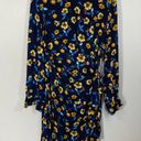 ASTR NWT  The Label Apron Front Long Sleeve Dark Floral Dress Photo 2