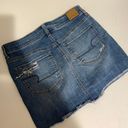 American Eagle Ripped Denim Skirt Photo 1