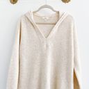 Lou & grey Cream Ribbed Tunic Sweater Hoodie Photo 1