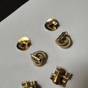 Monet Avon, Sarah Cov,  Signed Gold Tone Small Clip On Earrings Lot Of 3 Photo 6