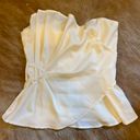 SheIn Cream Dressy Top Photo 0