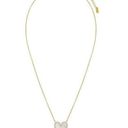 Adina Eden Elongated Pavé Heart Necklace Photo 0