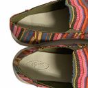 Sanuk  Women’s Sz 4 Multicolor Southwest Western Tribal Print Slip On Loafers Photo 2