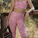 Free People  Movement Roll Out Bra and Leggings SET Pink Combo Photo 0