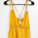 Cami NYC  Marlene Peplum Silk Yellow Orange Camisole Top Size XL Photo 2