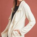 Anthropologie  Cream Dolan Left Coast Gwyneth Jacket Size Large Boucle Tweed Photo 1