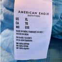 American Eagle  Women's XL Blue Teal Mini Ruffle Skirt with Pockets & Lining Photo 2