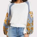 Free People  Casual Clash Waffle Knit Top Photo 0