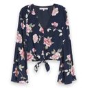 Cupcakes and Cashmere  Floral Bell Sleeve Top Photo 1