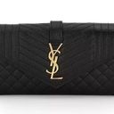 Saint Laurent  Envelope Large Flap Wallet In Grain De Poudre Embossed Leather Photo 0