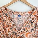 Old Navy Waist-Defined Puff-Sleeve Floral Smocked Midi Dress Photo 9