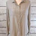 Thread and Supply  Button Down Shirt w Pockets Gray-Small Photo 0