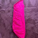 Target Pink Asymmetrical One Shoulder Dress from Photo 2