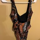 Mara Hoffman NWT  Swim Idalia brown & black one piece swimsuit small Photo 7