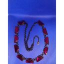 Coldwater Creek Purple Crescent Gem Long Necklace Photo 9