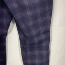 Torrid Denim Navy Blue Plaid Multi Zipper Jeggings Size 24R Photo 6