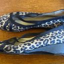 Taryn Rose  Womens Nylon Leopard Print Ballet Flat Wedges Brown Size 7.5 Photo 4