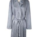 LC Lauren Conrad Lauren Conrad Blue Gray Lightweigt Trench Coat Size L Photo 0