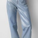 Pull & Bear Straight fit metallic jeans Photo 0