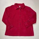 L.L.Bean  MP Fuchsia Comfort Corduroy Big Shirt Jac Jacket Photo 0