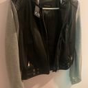 New Look Leather Jacket Hoodie  Photo 0