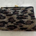 Valerie Stevens NWT Beaded Leopard Clutch Crossbody Bag Photo 4