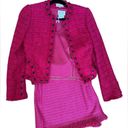 Oscar de la Renta  silk Barbie pink sleeveless blouse Photo 3