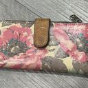 Patricia Nash  Leather Wallet Floral Multi-color Print BEAUTIFUL Photo 4