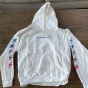 Shadow Hill White  USA Gradient Lightning Hoodie Photo 0