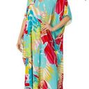 Natori N by  Multicolored Bora Bora Crinkle Caftan Size Large Photo 0