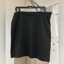 J.Jill  Black Classic Stretch Pull On Skirt Pencil Skirt Size Medium Photo 2