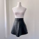 Juicy Couture NWT  Vegan Leather Mini Skirt in Black Liquorice Photo 5