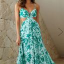 Hello Molly Loving Everything Maxi Dress Green XS NWT Photo 0