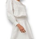 Rails  Faren Dress White Long Sleeves Ruffles Smocked Tiered Eco Friendly Mini Photo 12