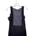 Vintage 90s black and rhinestone velvet overall dress Size 6 Photo 4