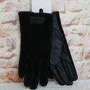 Calvin Klein New  Knit and Leather Gloves Photo 0