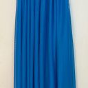 Monique Lhuillier  Strapless Sweetheart Draped Gown in Turquoise Blue Size: 0 Photo 1